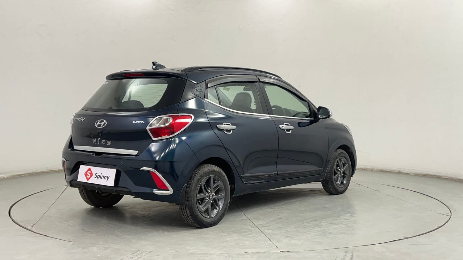 Used 2020 Hyundai Grand i10 Nios Sportz 1.2 Kappa VTVT CNG Cng Manual exterior RIGHT REAR CORNER VIEW