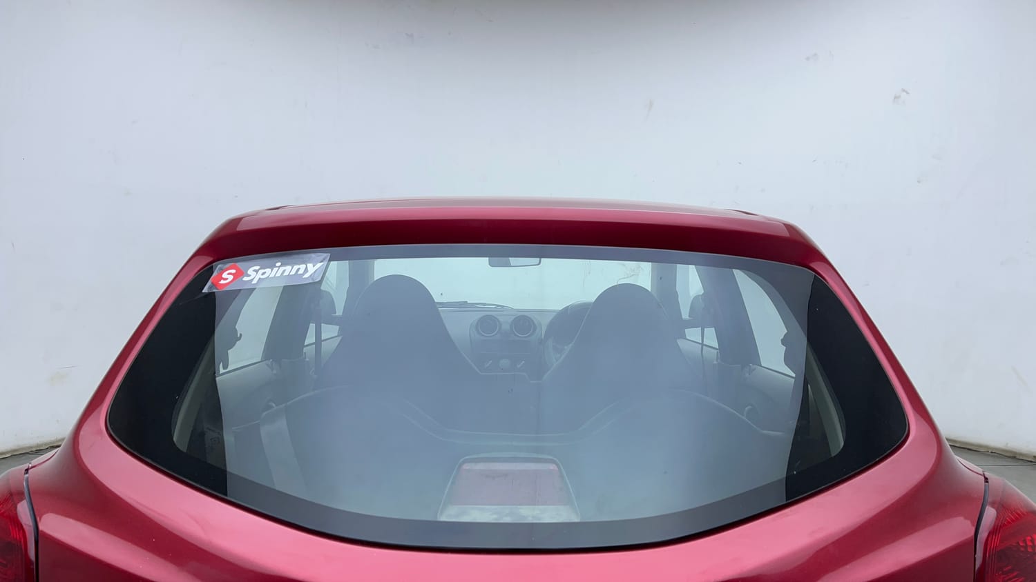 Used 2015 Datsun GO T Petrol Manual exterior BACK WINDSHIELD VIEW