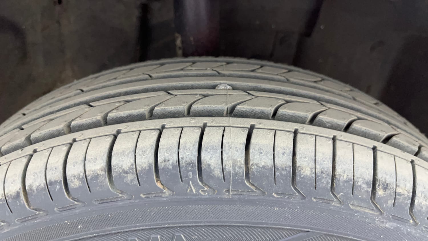 Used 2015 Datsun GO T Petrol Manual tyres RIGHT FRONT TYRE TREAD VIEW