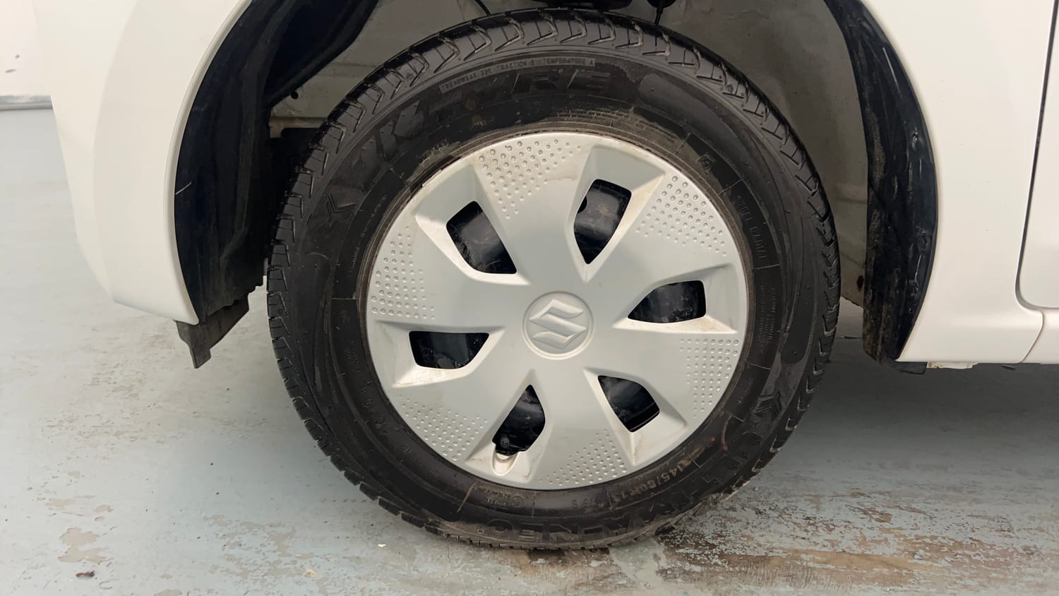 Used 2026 Maruti Suzuki Alto K10 VXi Plus (O) Petrol Manual tyres LEFT FRONT TYRE RIM VIEW