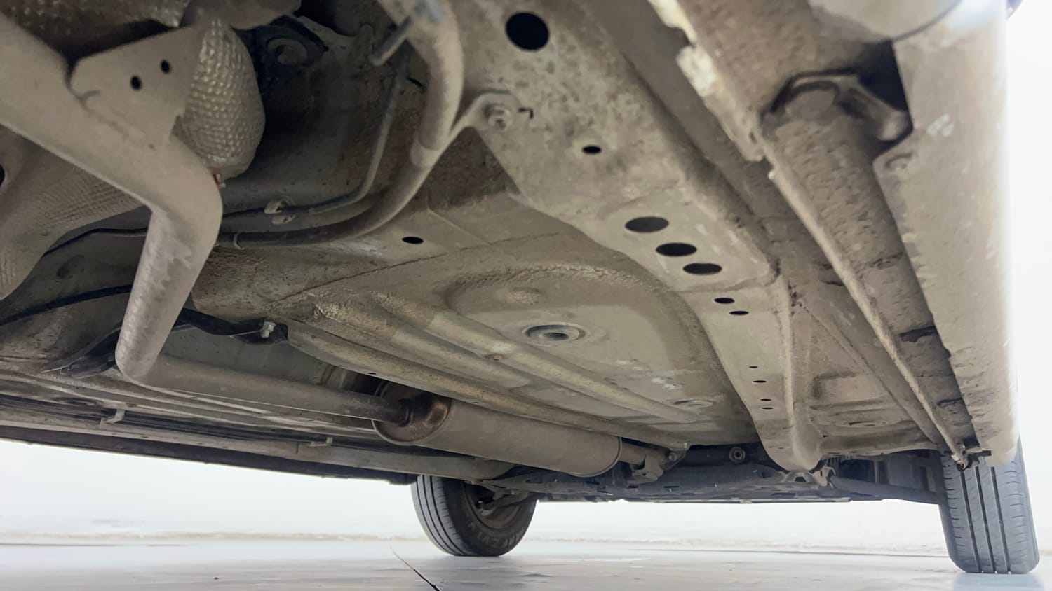Used 2025 Maruti Suzuki Wagon R ZXI Plus 1.2 Petrol Manual extra REAR RIGHT UNDERBODY VIEW