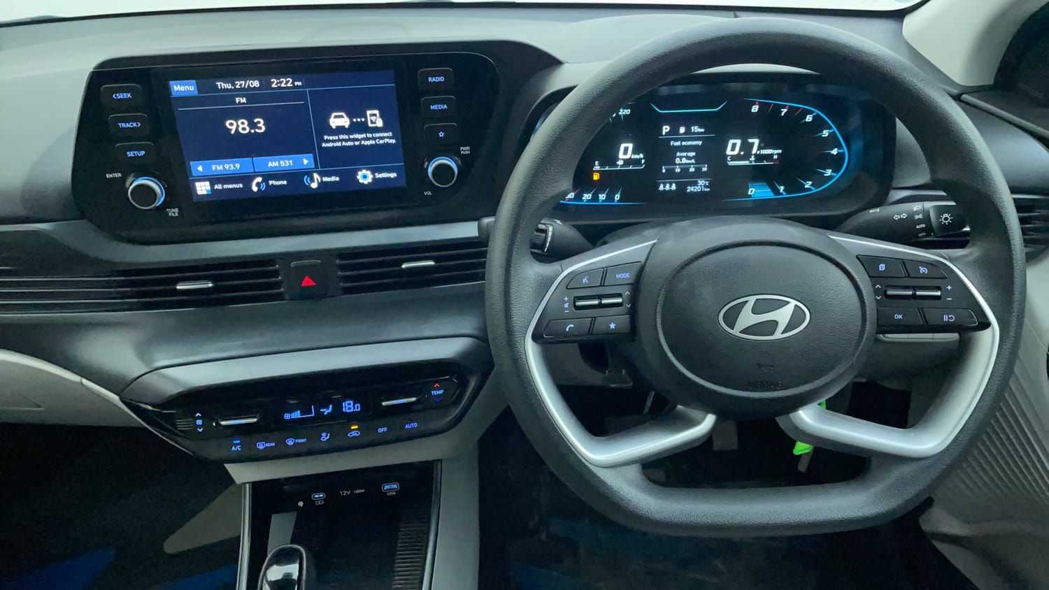 Used 2024 Hyundai i20 Sportz (O) 1.2 IVT Petrol Automatic interior STEERING VIEW