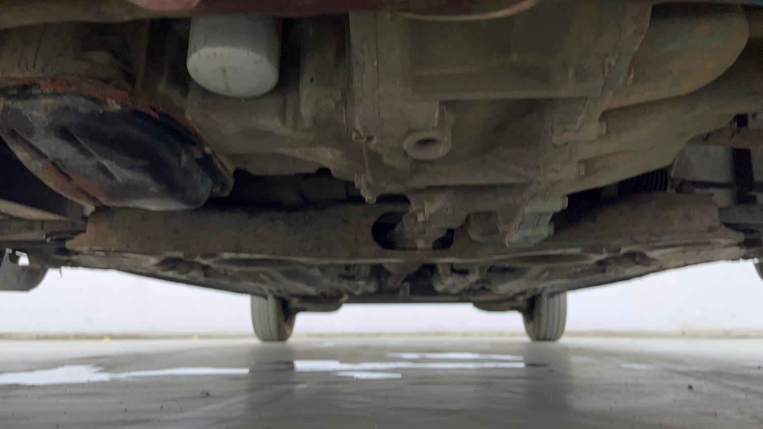 Used 2015 Datsun GO T Petrol Manual extra FRONT LEFT UNDERBODY VIEW