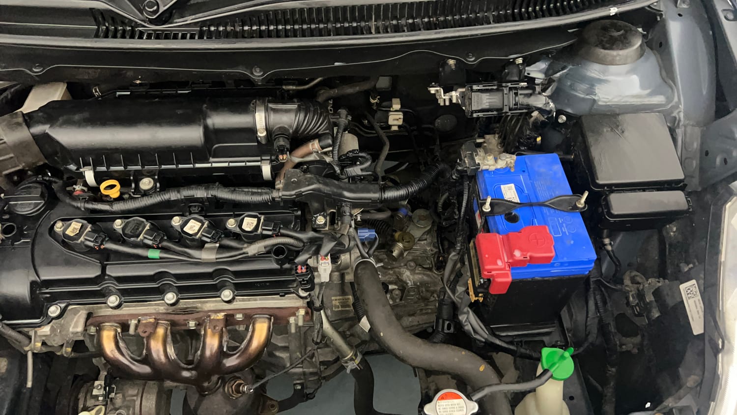 Used 2017 Maruti Suzuki Baleno Zeta 1.2 Petrol Manual engine ENGINE LEFT SIDE VIEW