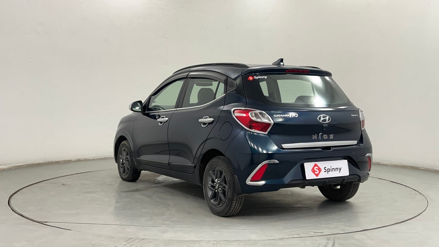Used 2020 Hyundai Grand i10 Nios Sportz 1.2 Kappa VTVT CNG Cng Manual exterior LEFT REAR CORNER VIEW
