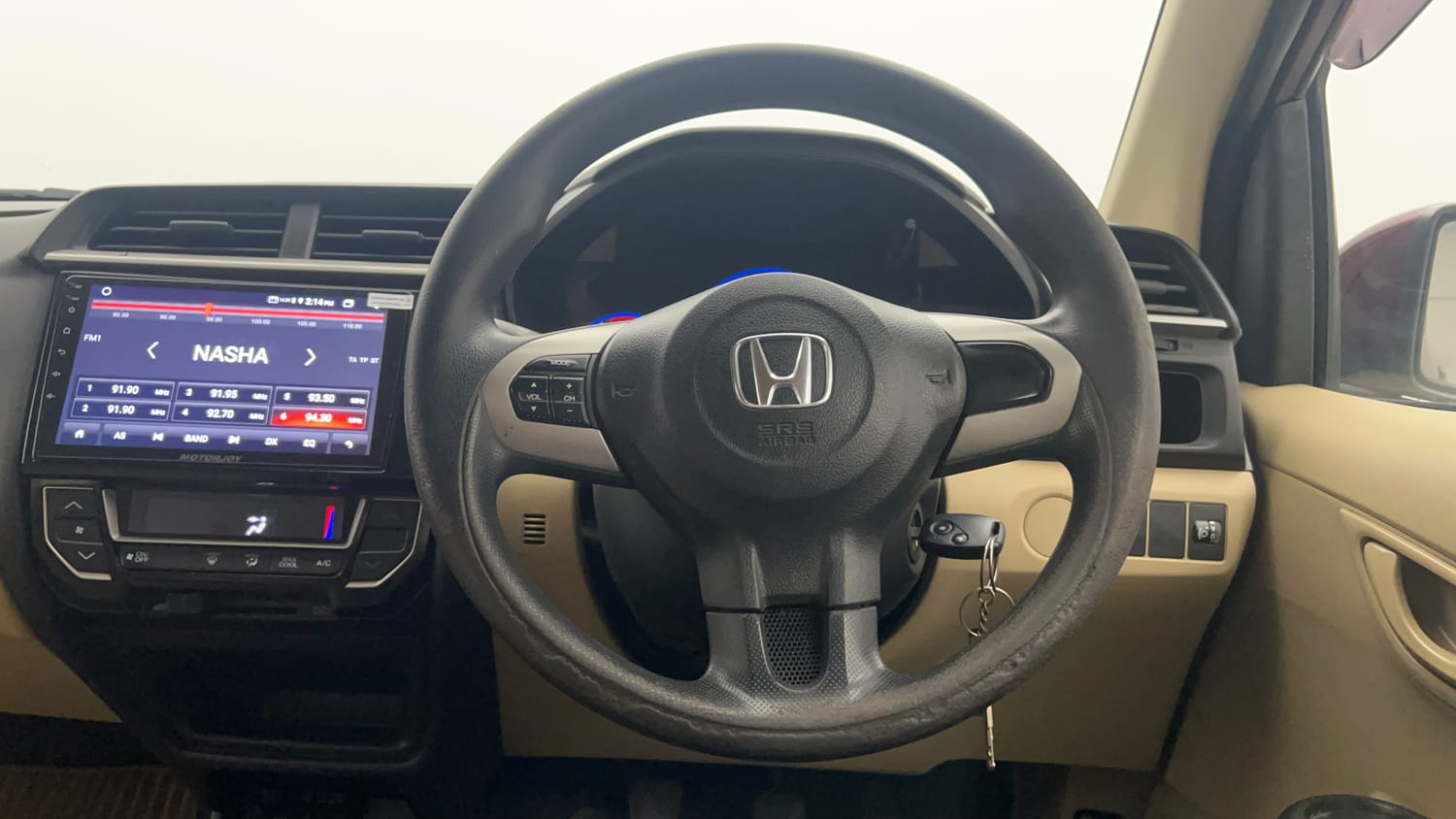 Used 2017 Honda Amaze 1.2 S i-VTEC Opt Petrol Manual interior STEERING VIEW