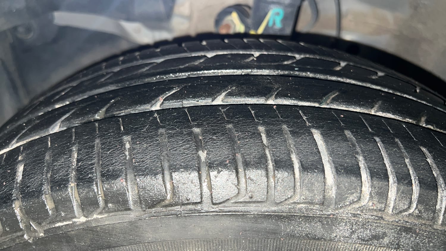 Used 2022 Honda Jazz ZX CVT Petrol Automatic tyres LEFT FRONT TYRE TREAD VIEW