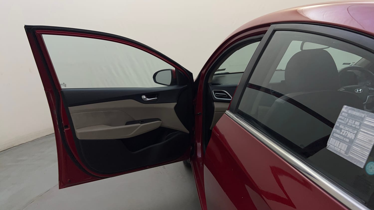 Used 2020 Hyundai Verna SX 1.5 MPi Petrol Manual interior LEFT FRONT DOOR OPEN VIEW