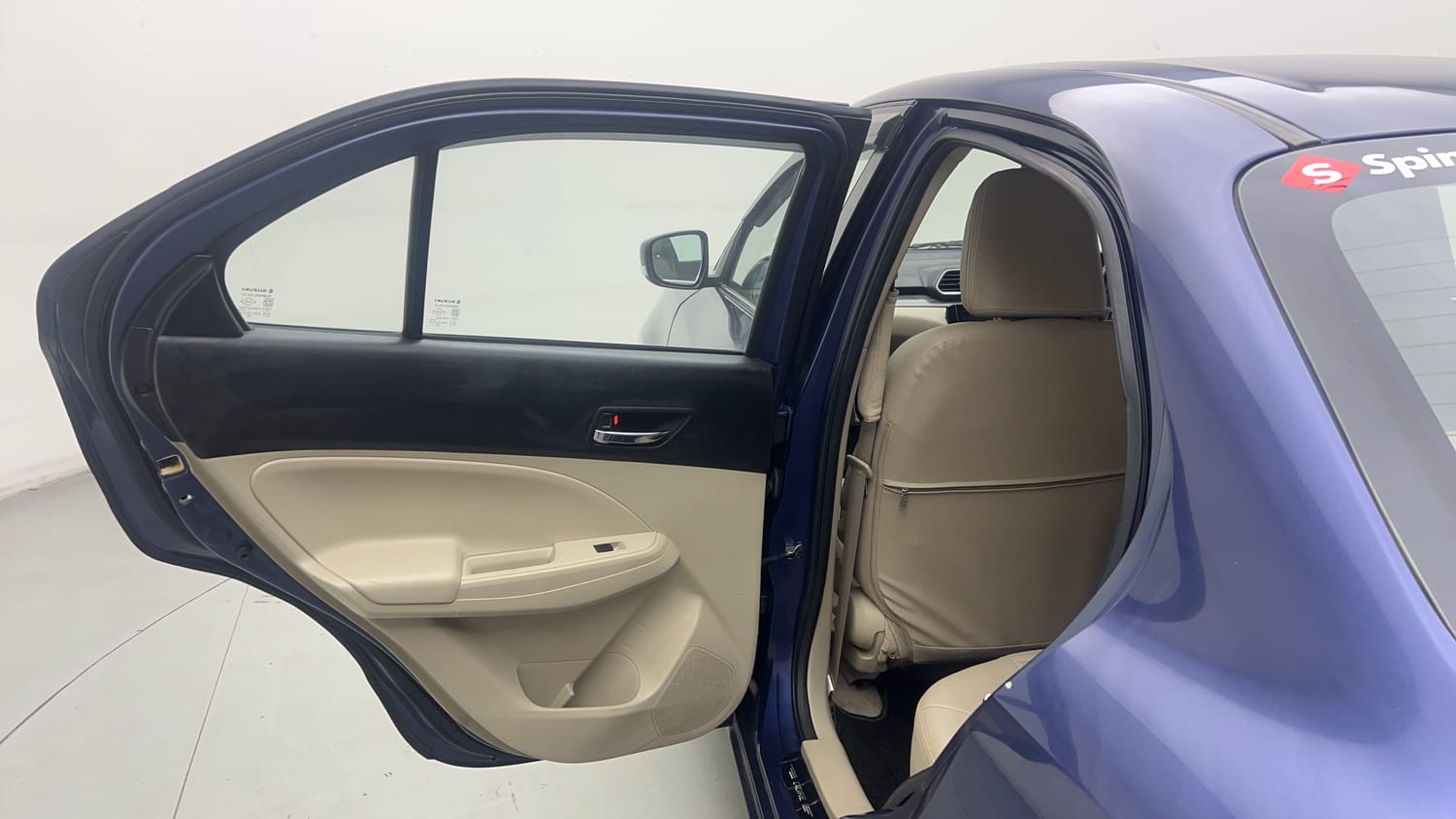 Used 2021 Maruti Suzuki Dzire ZXi Plus AGS Petrol Automatic interior LEFT REAR DOOR OPEN VIEW