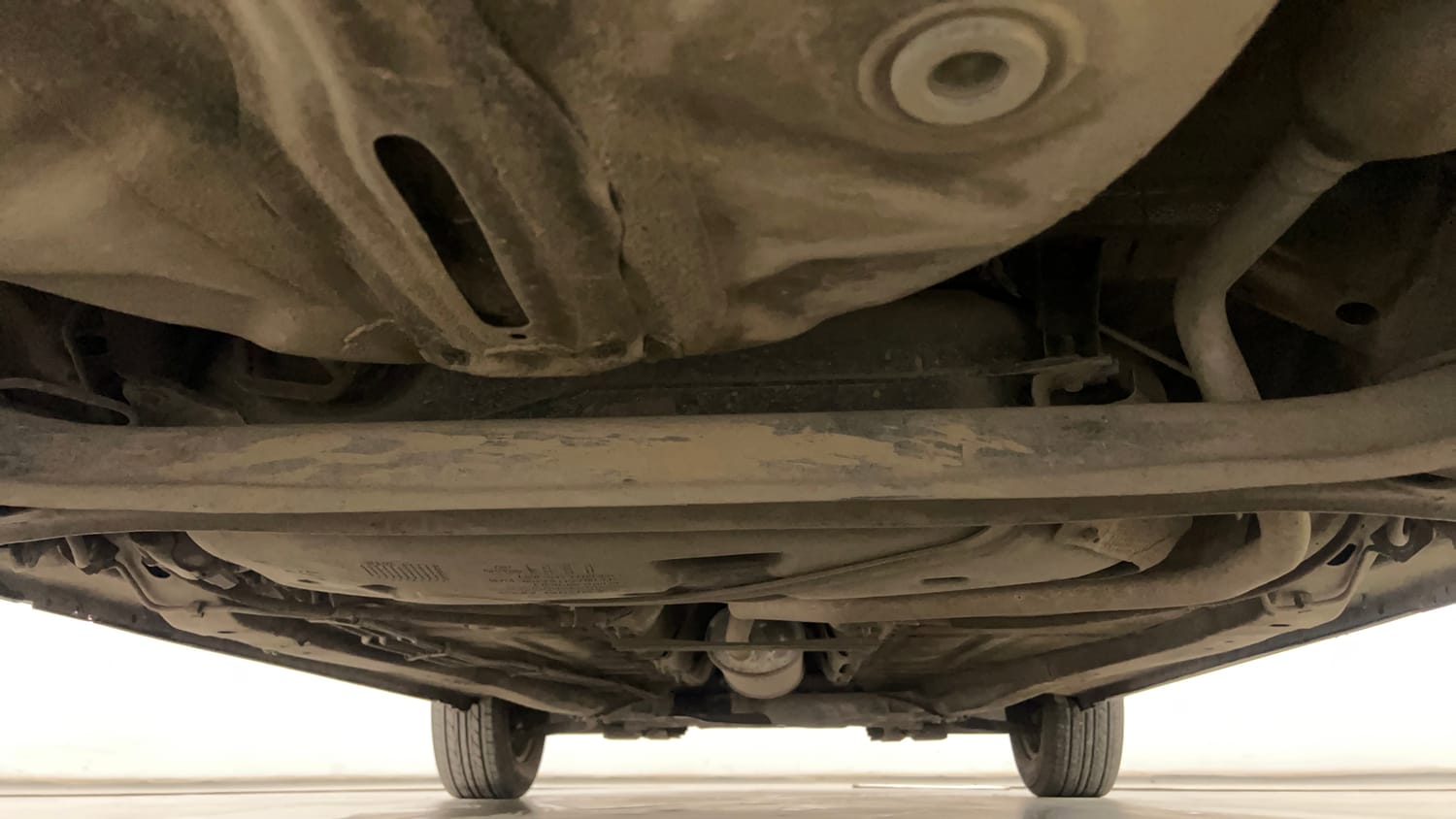 Used 2016 Maruti Suzuki Baleno Delta 1.2 Petrol Manual extra REAR UNDERBODY VIEW (TAKEN FROM REAR)
