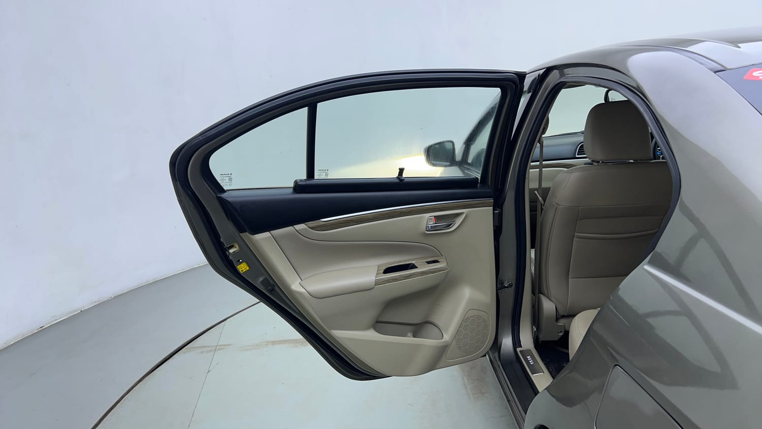Used 2019 Maruti Suzuki Ciaz Alpha Hybrid 1.5 AT Petrol Automatic interior LEFT REAR DOOR OPEN VIEW