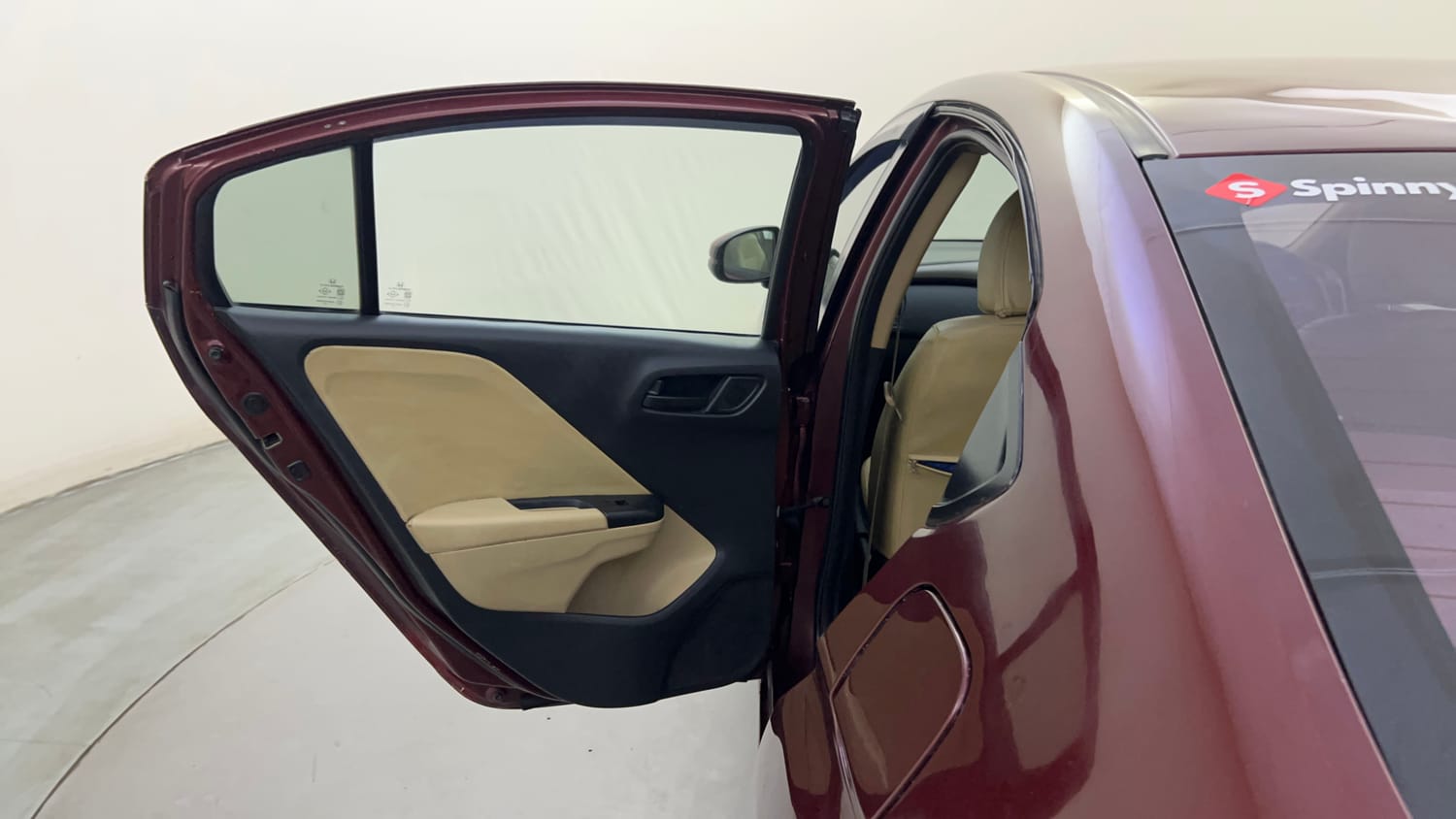 Used 2014 Honda City SV Diesel Diesel Manual interior LEFT REAR DOOR OPEN VIEW
