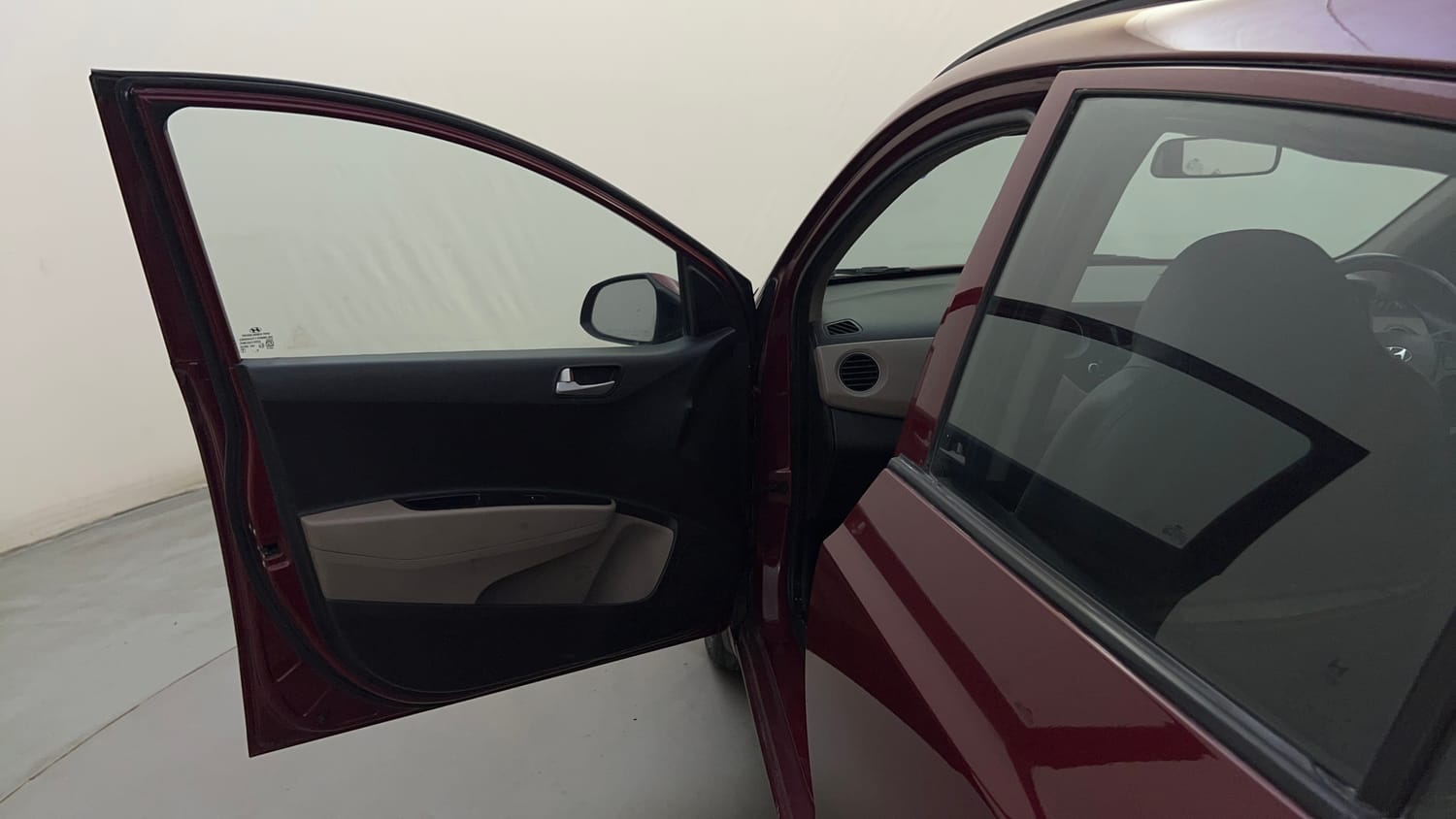 Used 2015 Hyundai Grand i10 Asta 1.2 Kappa VTVT Petrol Manual interior LEFT FRONT DOOR OPEN VIEW