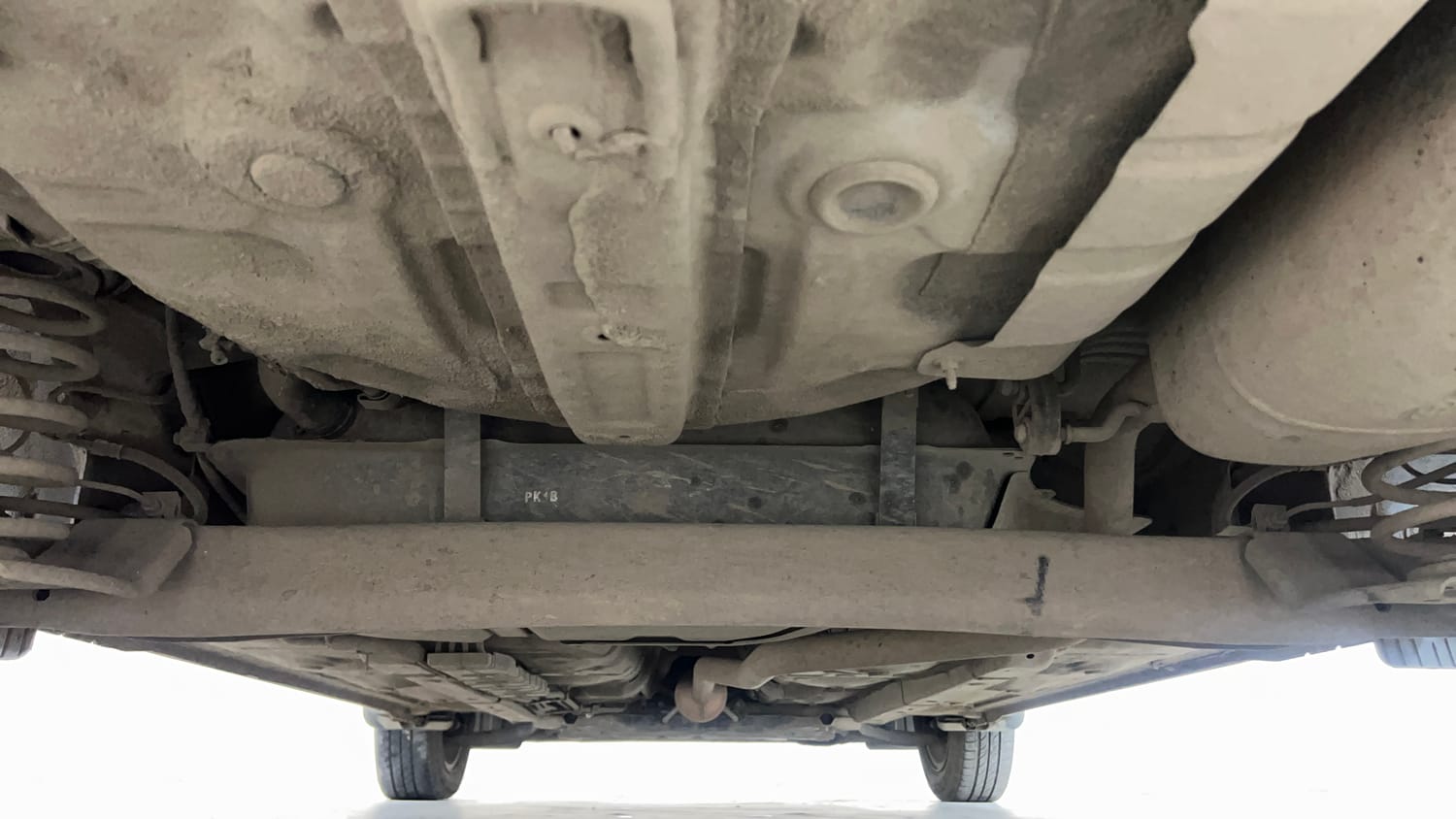Used 2020 Hyundai Grand i10 Nios Sportz 1.2 Kappa VTVT CNG Cng Manual extra REAR UNDERBODY VIEW (TAKEN FROM REAR)