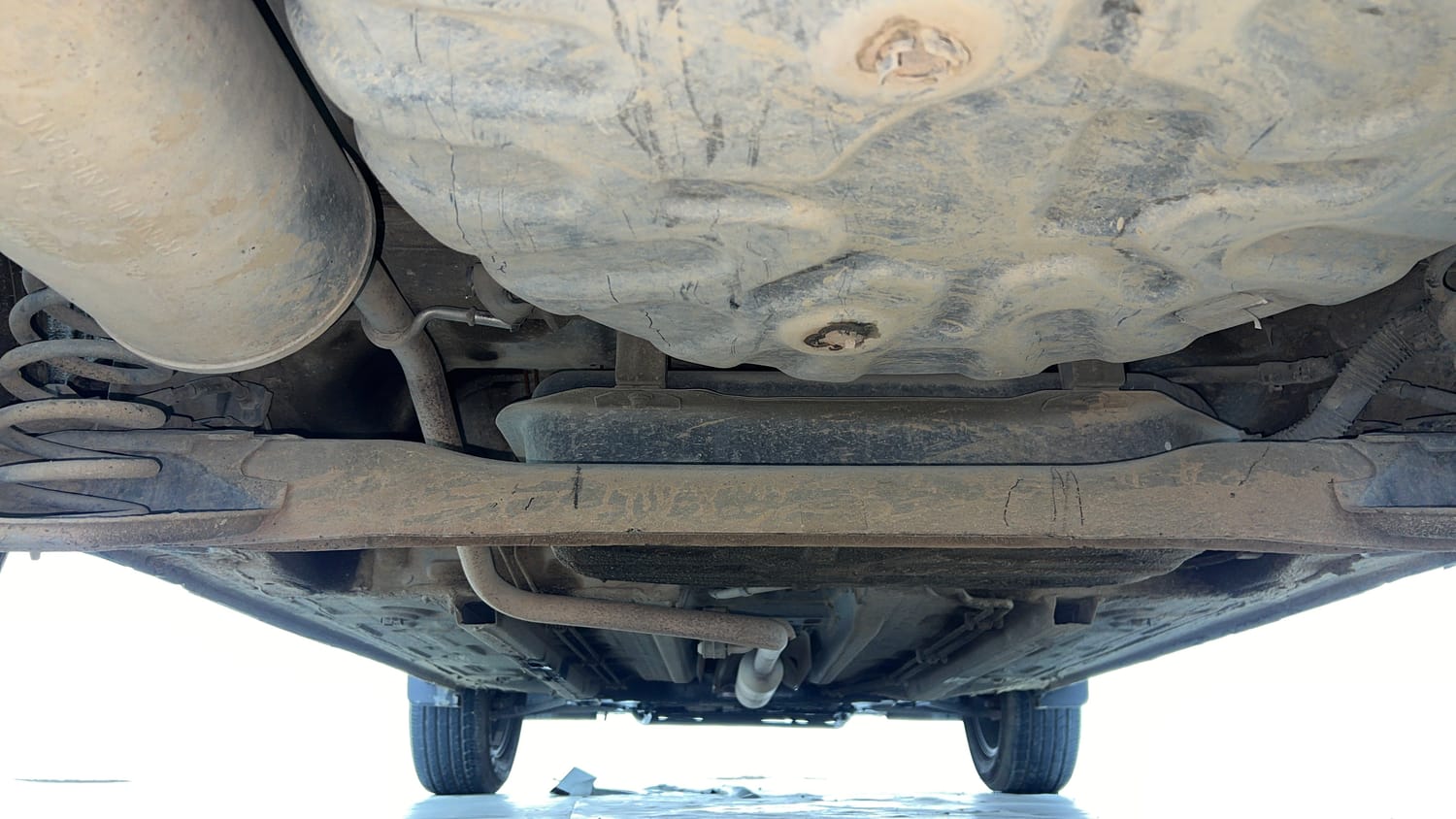 Used 2023 Renault Kiger RXZ AMT Petrol Automatic extra REAR UNDERBODY VIEW (TAKEN FROM REAR)