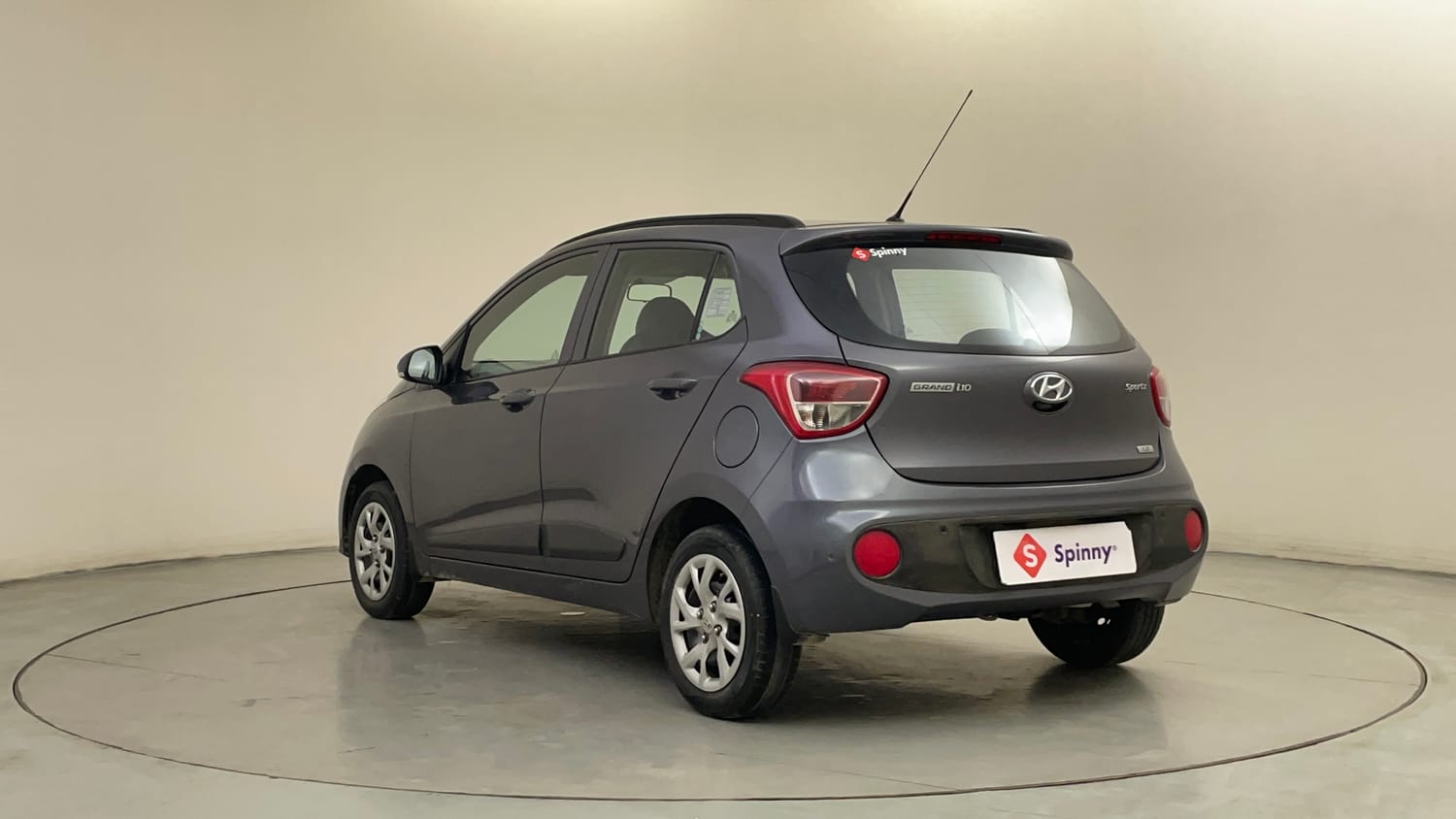 Used 2017 Hyundai Grand i10 Sportz (O) 1.2 Kappa VTVT Petrol Manual exterior LEFT REAR CORNER VIEW