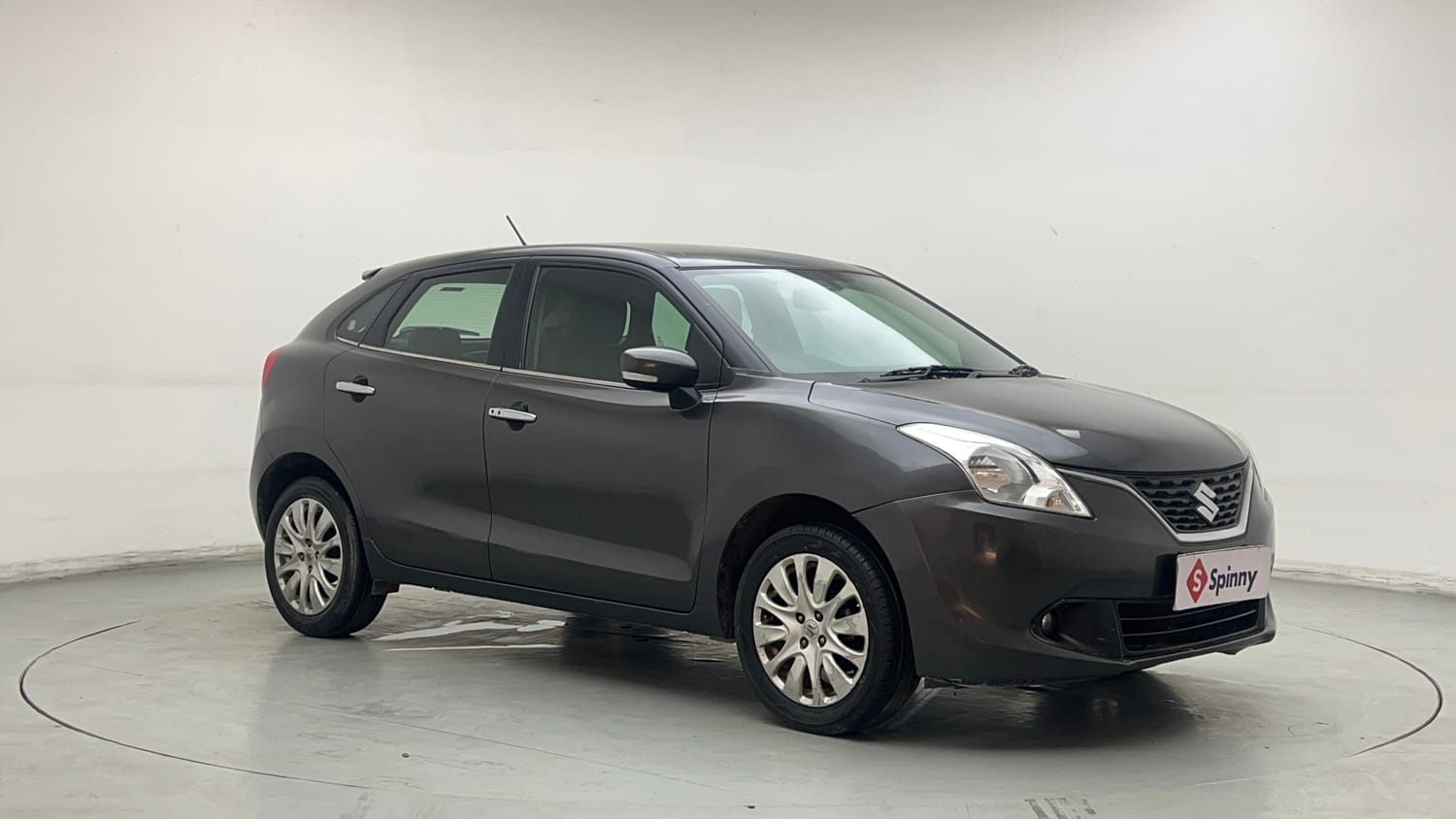 Used 2015 Maruti Suzuki Baleno Zeta 1.2 Petrol Manual exterior RIGHT FRONT CORNER VIEW