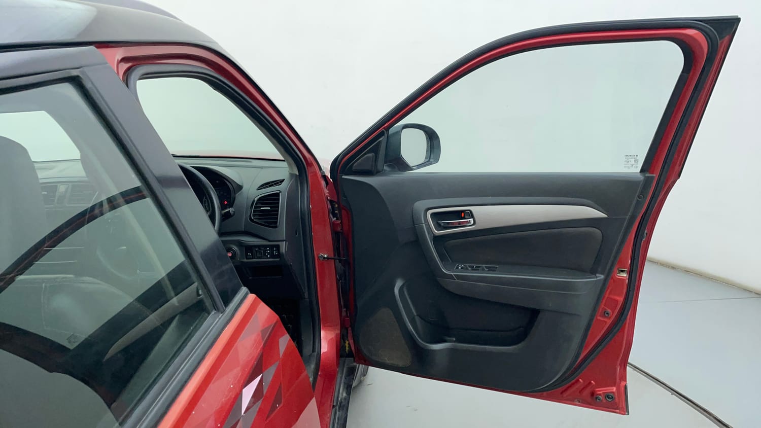 Used 2016 Maruti Suzuki Vitara Brezza ZDi+ Dual Tone Diesel Manual interior RIGHT FRONT DOOR OPEN VIEW