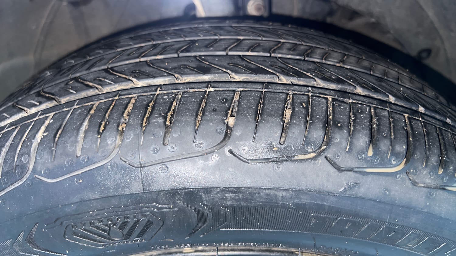 Used 2019 Maruti Suzuki Baleno Zeta Automatic Petrol Automatic tyres RIGHT FRONT TYRE TREAD VIEW