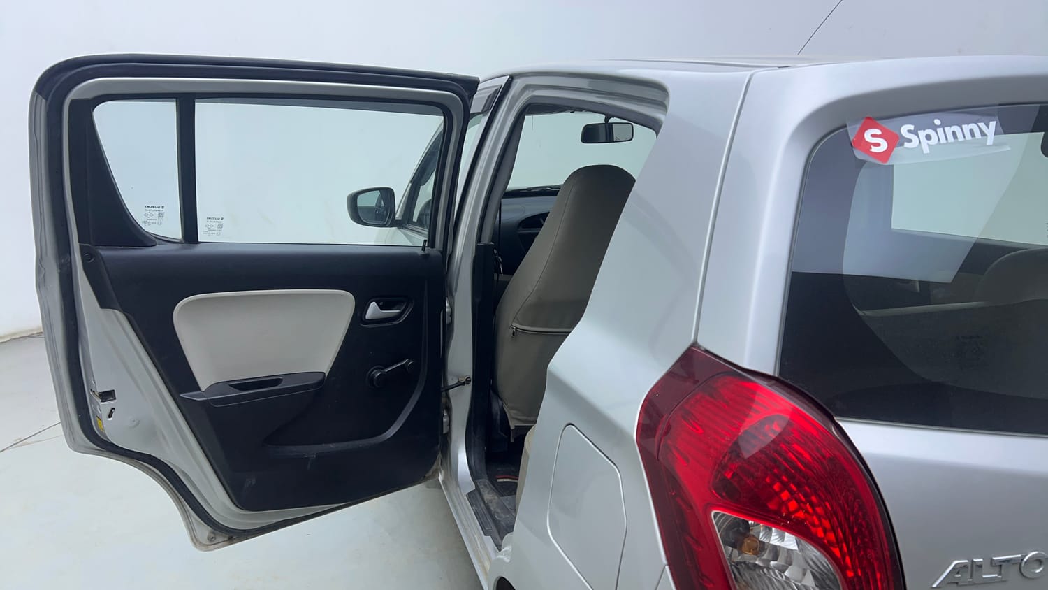 Used 2023 Maruti Suzuki Alto 800 Vxi Plus Petrol Manual interior LEFT REAR DOOR OPEN VIEW