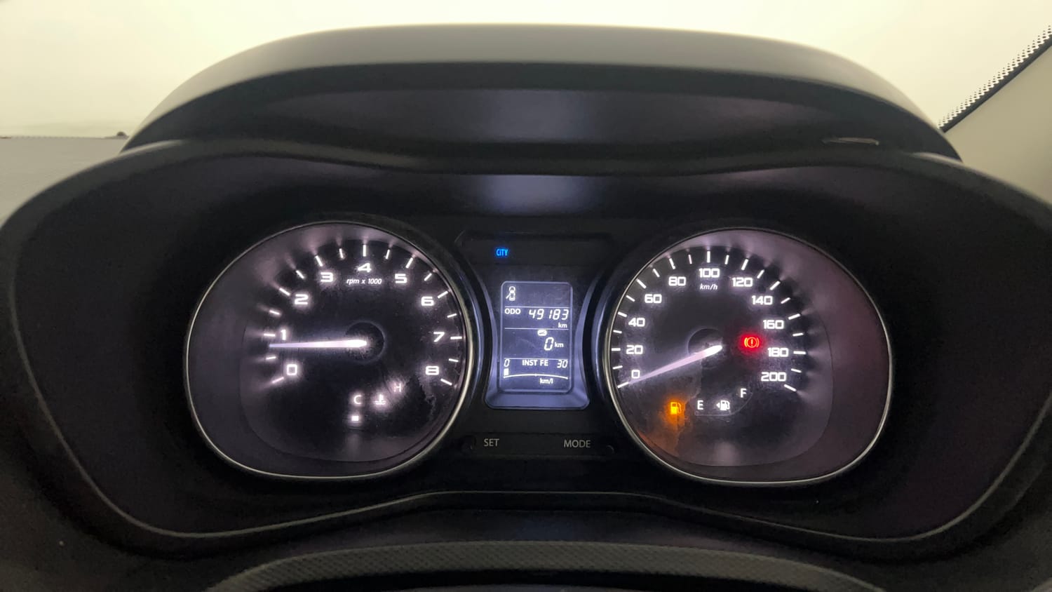 Used 2017 Tata Nexon XZ Plus Diesel Diesel Manual interior CLUSTERMETER VIEW