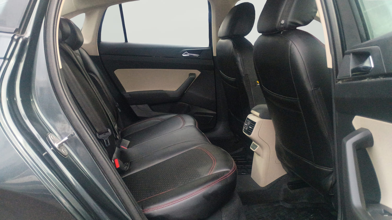 Used 2023 Skoda Slavia Ambition 1.0L TSI MT Petrol Manual interior RIGHT SIDE REAR DOOR CABIN VIEW