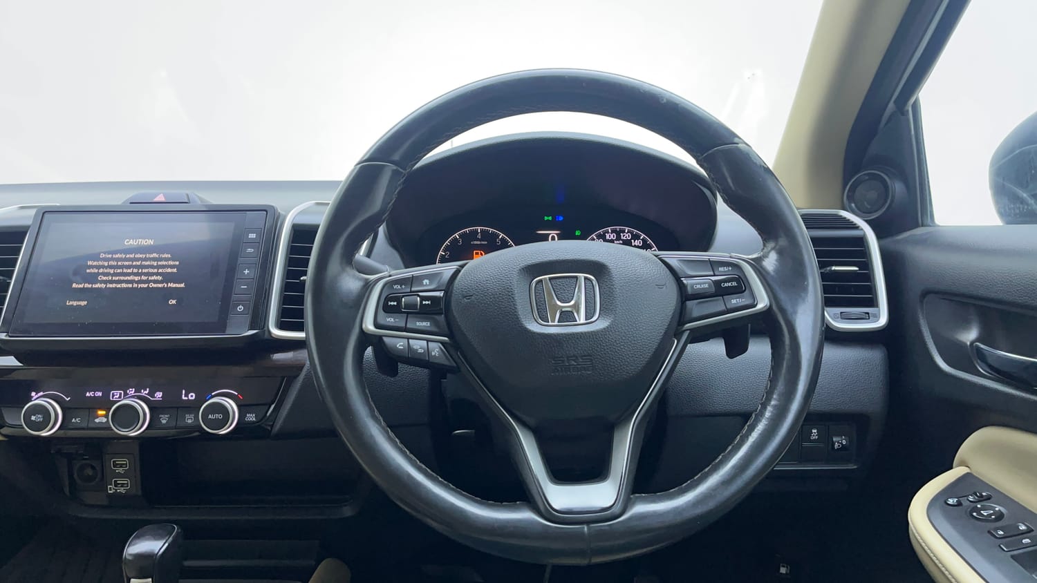 Used 2022 Honda City ZX CVT Petrol Petrol Automatic interior STEERING VIEW