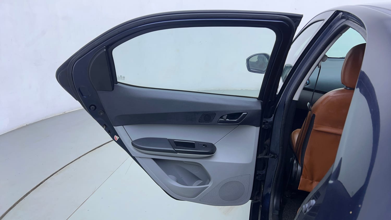 Used 2021 Tata Tiago XZ Petrol Manual interior LEFT REAR DOOR OPEN VIEW