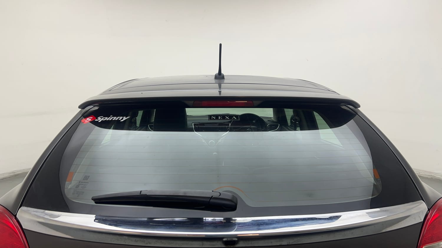 Used 2015 Maruti Suzuki Baleno Zeta 1.2 Petrol Manual exterior BACK WINDSHIELD VIEW