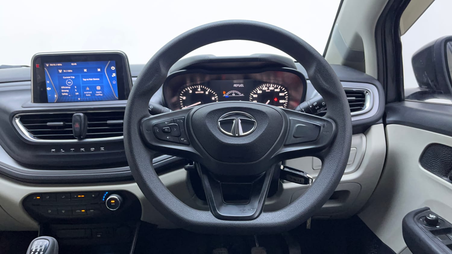 Used 2022 Tata Altroz XM Plus Petrol Petrol Manual interior STEERING VIEW