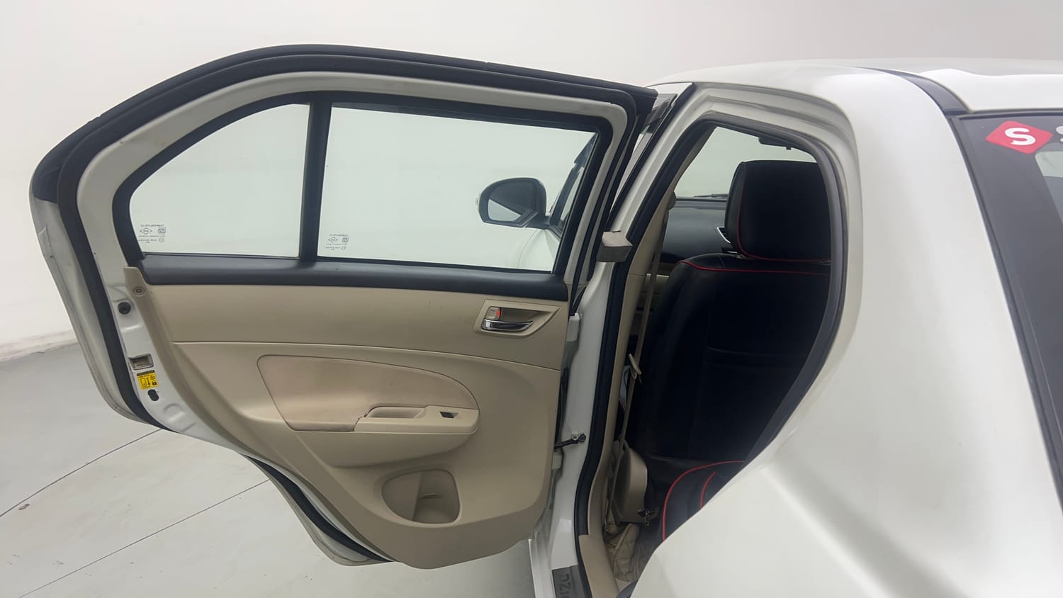 Used 2016 Maruti Suzuki Swift Dzire VXI Petrol Manual interior LEFT REAR DOOR OPEN VIEW