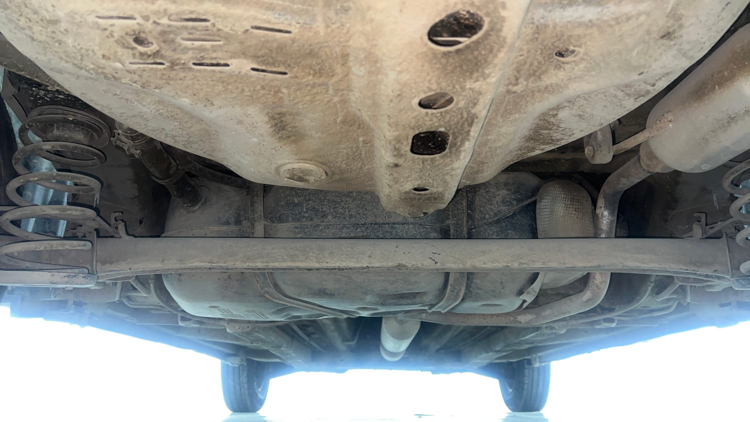 Used 2016 Maruti Suzuki Swift Dzire VXI Petrol Manual extra REAR UNDERBODY VIEW (TAKEN FROM REAR)