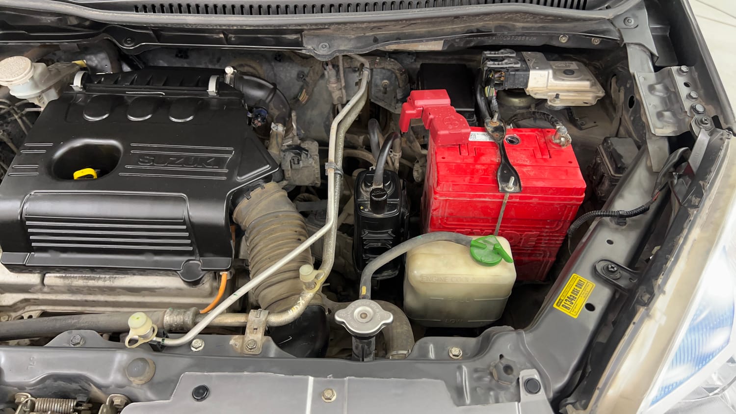 Used 2017 Maruti Suzuki Wagon R 1.0 VXI AMT (O) Petrol Automatic engine ENGINE LEFT SIDE VIEW