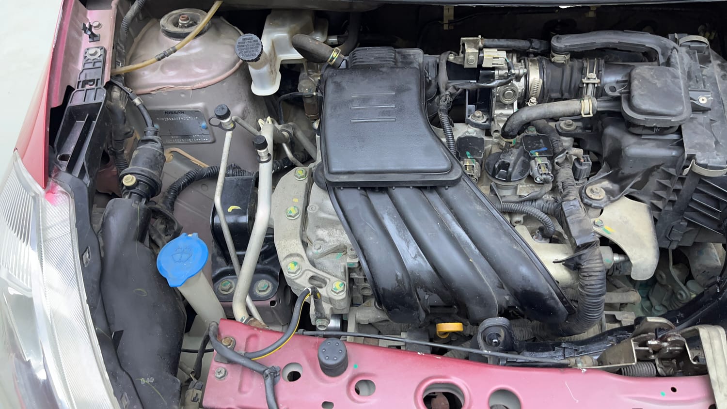 Used 2015 Datsun GO T Petrol Manual engine ENGINE RIGHT SIDE VIEW