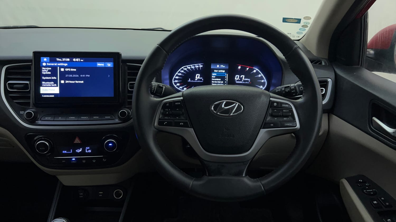 Used 2020 Hyundai Verna SX 1.5 MPi Petrol Manual interior STEERING VIEW