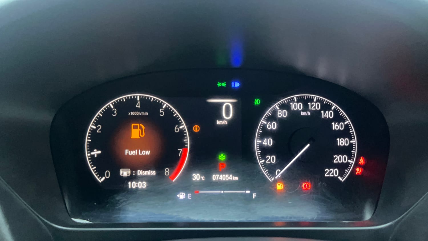 Used 2022 Honda City ZX CVT Petrol Petrol Automatic interior CLUSTERMETER VIEW