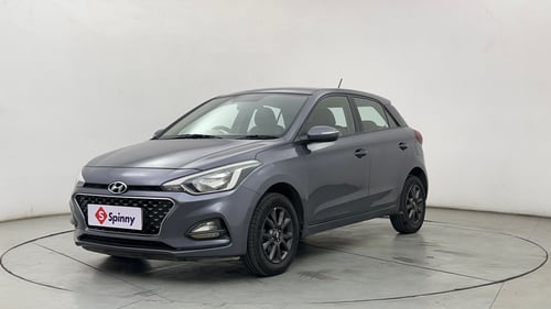 Used 2019 Hyundai Elite i20 Sportz Plus 1.2 Petrol Manual exterior LEFT FRONT CORNER VIEW