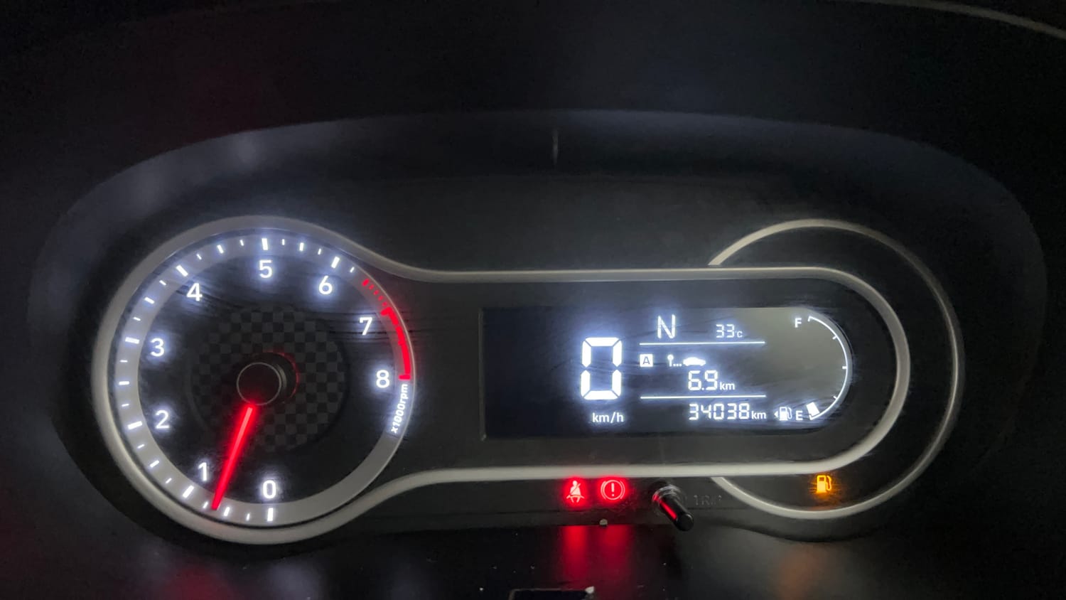 Used 2020 Hyundai Grand i10 Nios Sportz AMT 1.2 Kappa VTVT Petrol Automatic interior CLUSTERMETER VIEW