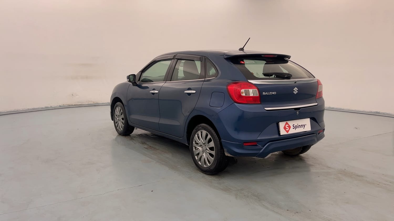 Used 2017 Maruti Suzuki Baleno Zeta 1.2 Petrol Manual exterior LEFT REAR CORNER VIEW