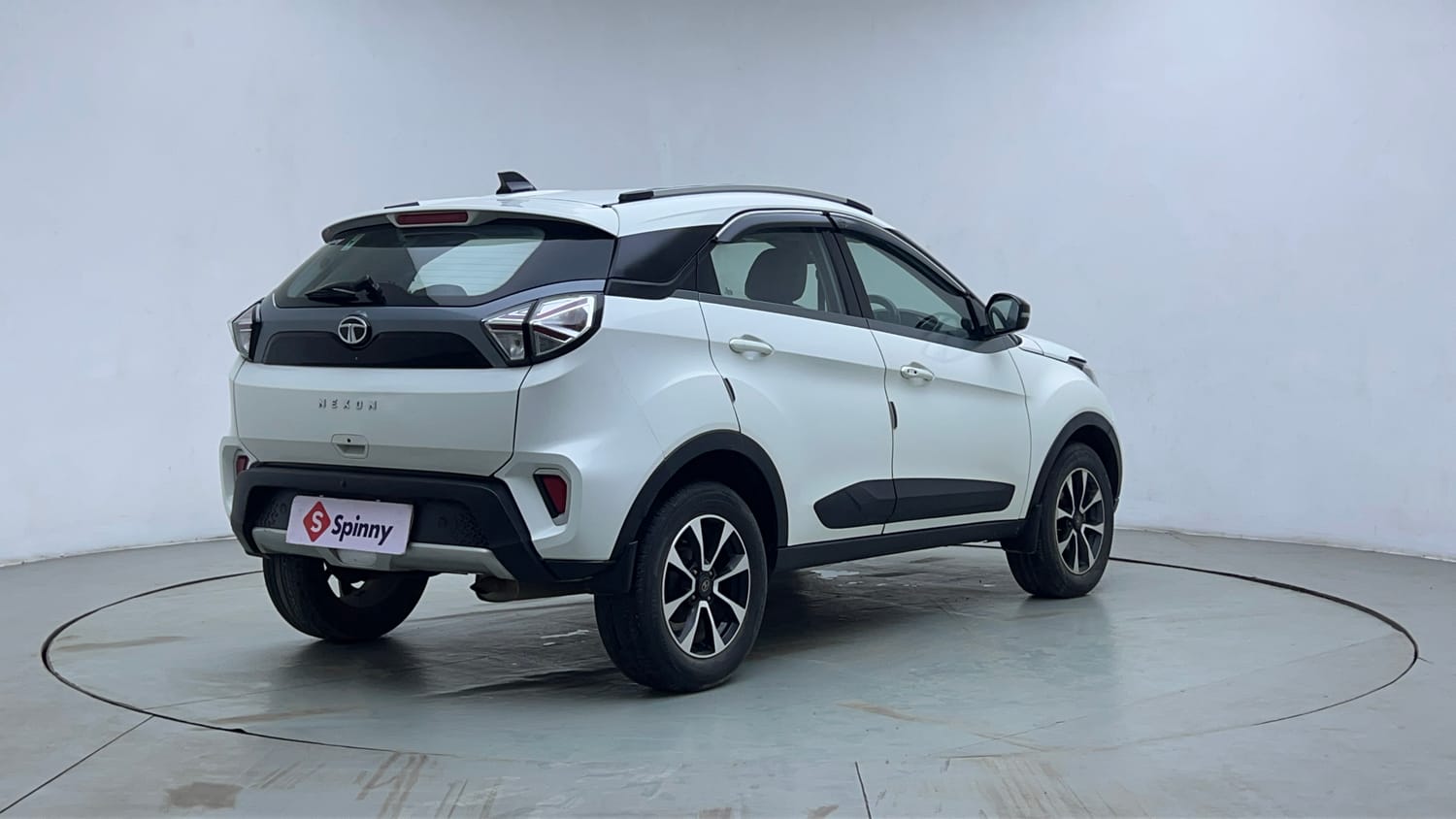 Used 2021 Tata Nexon XZA Plus (S) Petrol Automatic exterior RIGHT REAR CORNER VIEW