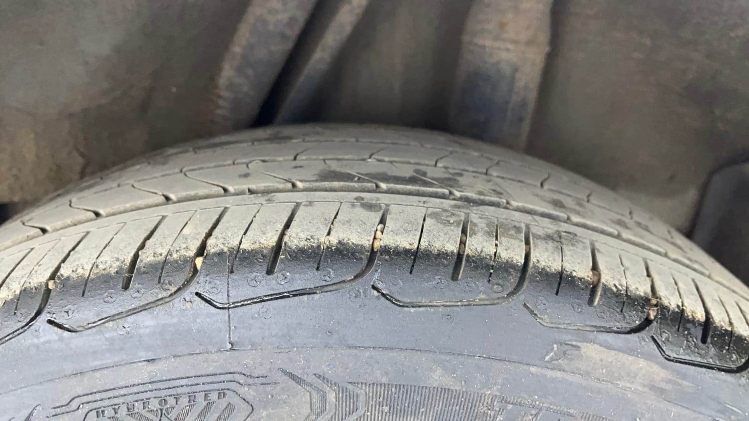 Used 2022 Honda City ZX CVT Petrol Petrol Automatic tyres LEFT REAR TYRE TREAD VIEW