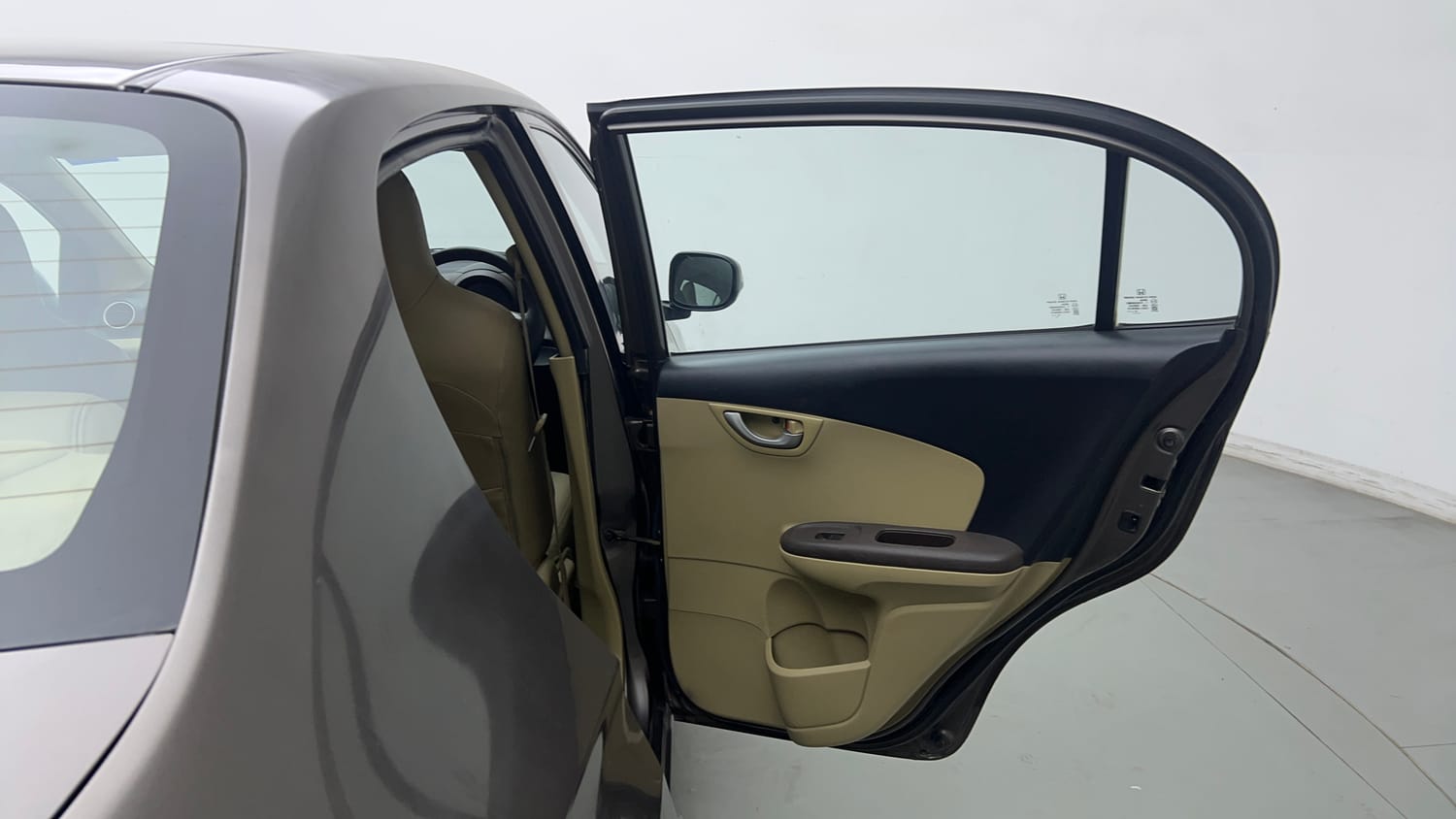 Used 2013 Honda Amaze 1.2 VX AT i-VTEC Petrol Automatic interior RIGHT REAR DOOR OPEN VIEW