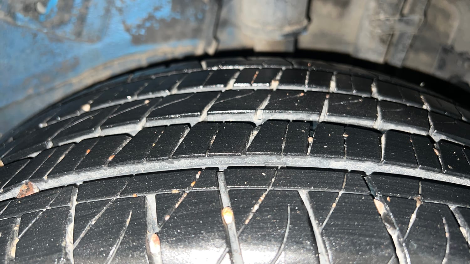 Used 2017 Tata Nexon XZ Plus Diesel Diesel Manual tyres LEFT REAR TYRE TREAD VIEW