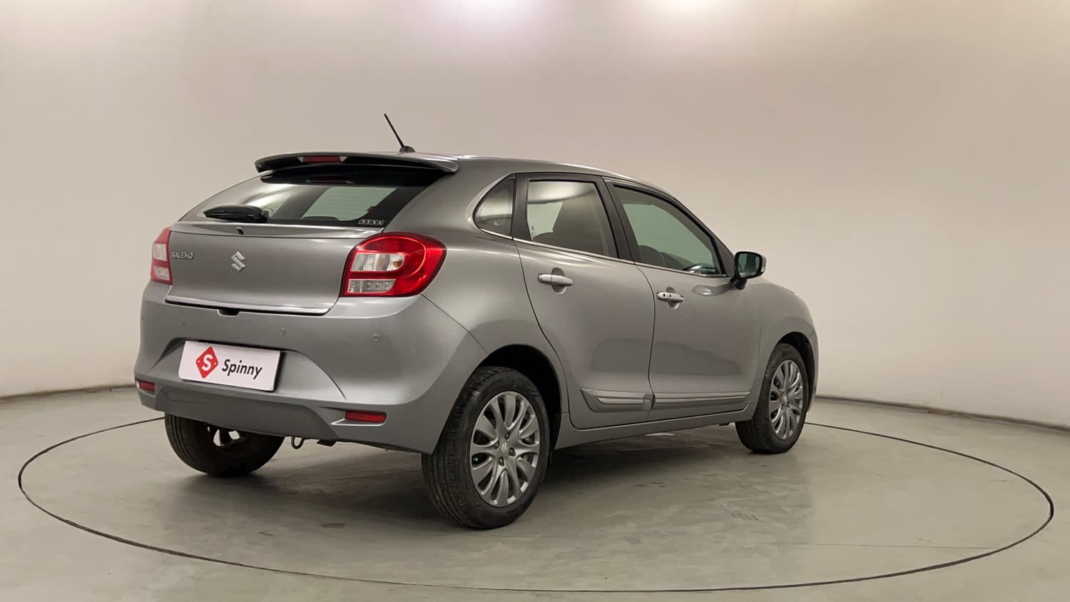 Used 2018 Maruti Suzuki Baleno Alpha 1.2 AT Petrol Automatic exterior RIGHT REAR CORNER VIEW