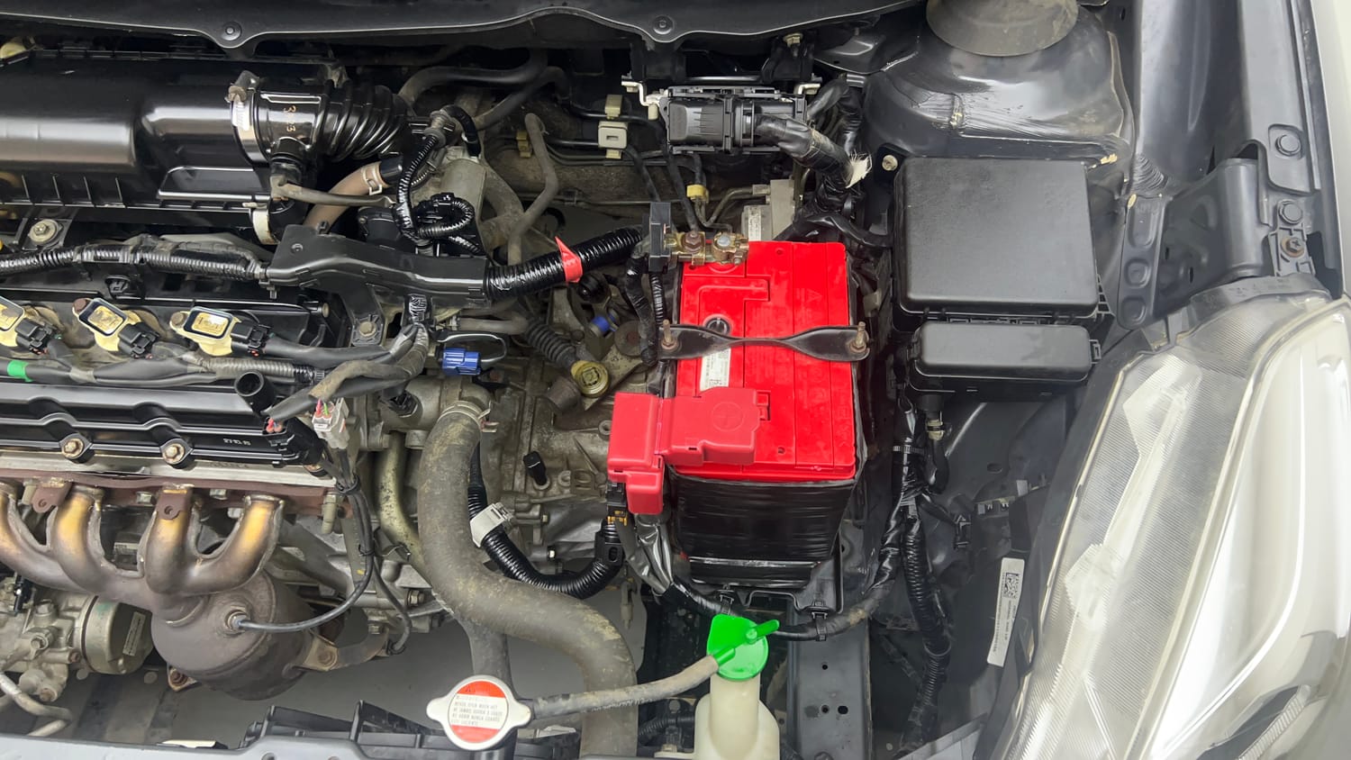 Used 2015 Maruti Suzuki Baleno Zeta 1.2 Petrol Manual engine ENGINE LEFT SIDE VIEW