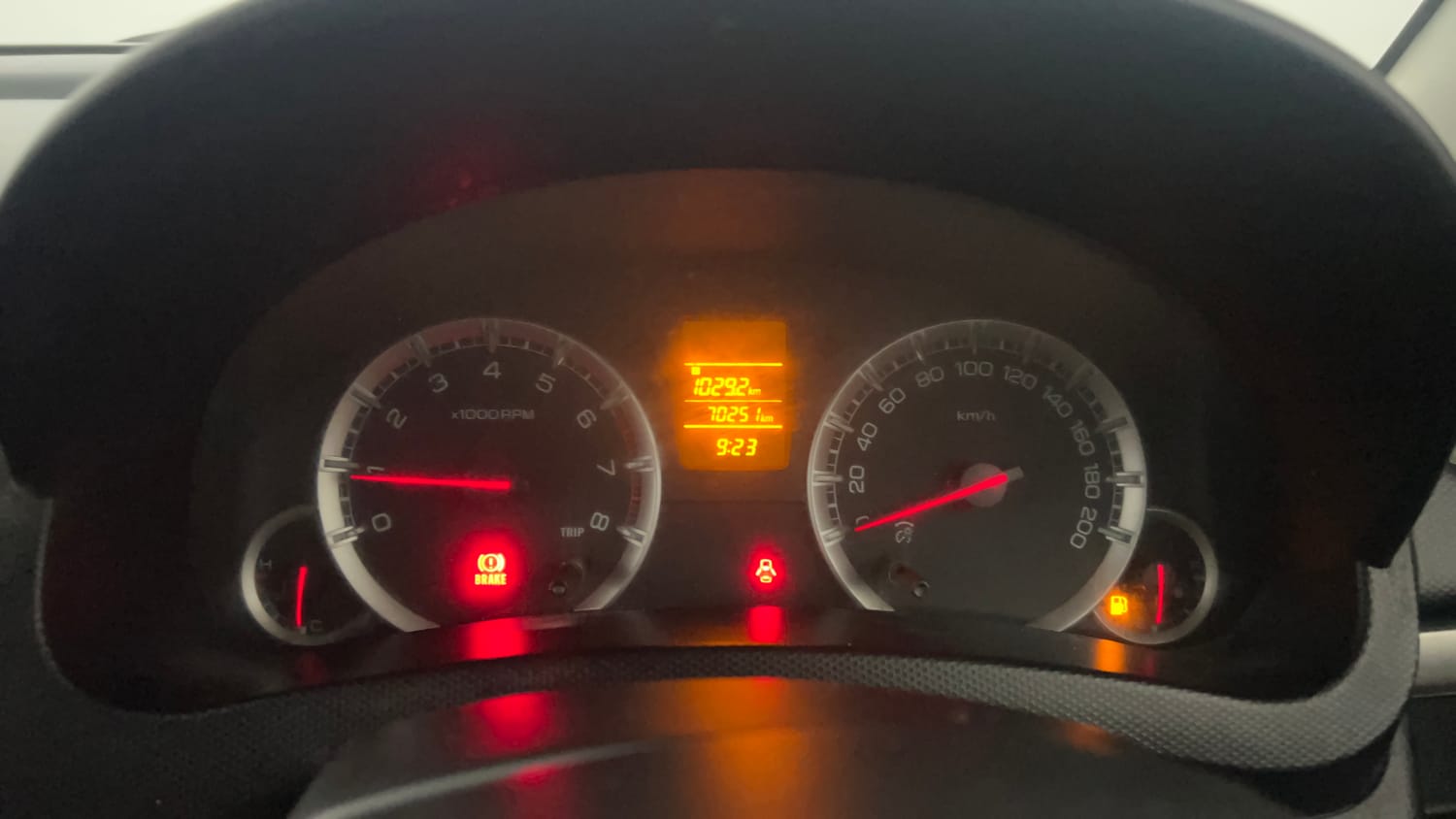 Used 2012 Maruti Suzuki Swift VXi Petrol Manual interior CLUSTERMETER VIEW
