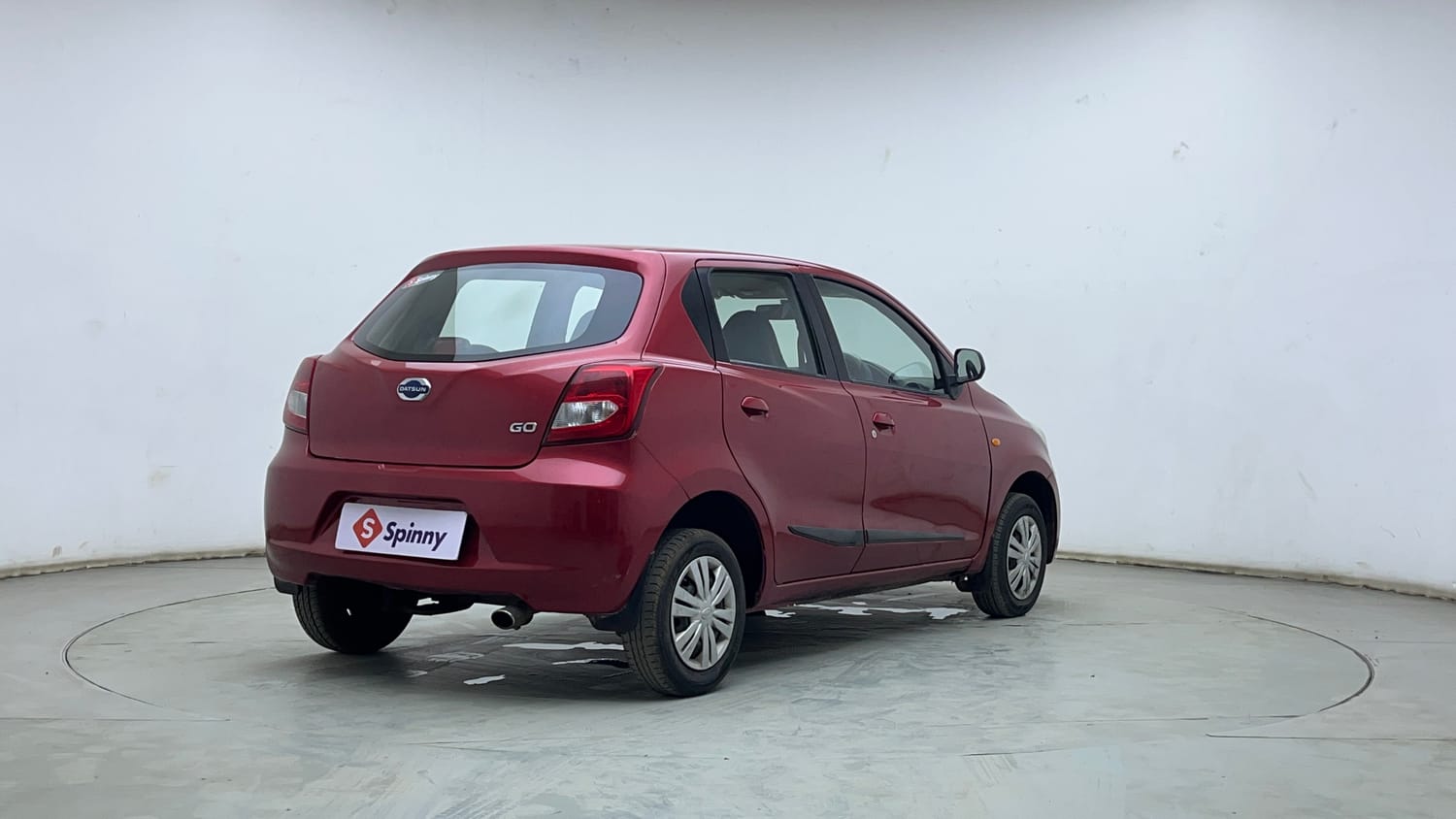 Used 2015 Datsun GO T Petrol Manual exterior RIGHT REAR CORNER VIEW