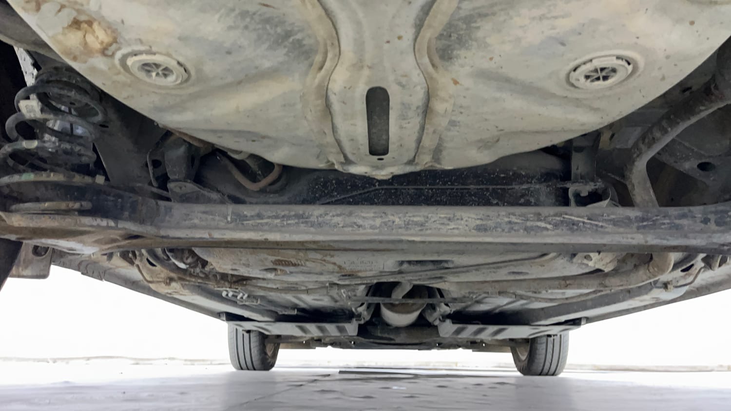 Used 2023 Maruti Suzuki Swift ZXi Plus Petrol Manual extra REAR UNDERBODY VIEW (TAKEN FROM REAR)
