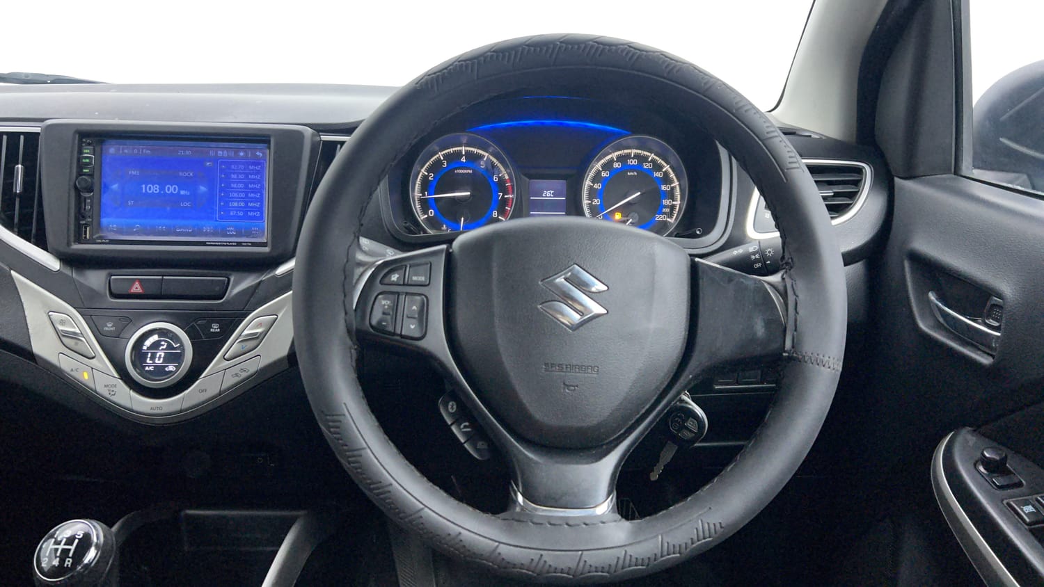 Used 2017 Maruti Suzuki Baleno Delta 1.2 Petrol Manual interior STEERING VIEW