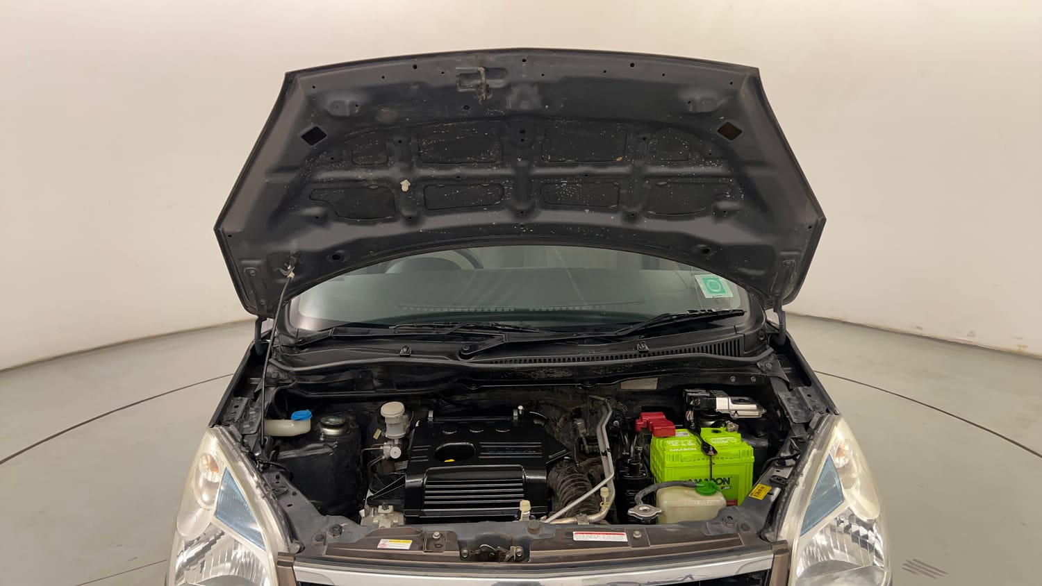 Used 2016 Maruti Suzuki Wagon R 1.0 VXI AMT Petrol Automatic engine ENGINE & BONNET OPEN FRONT VIEW